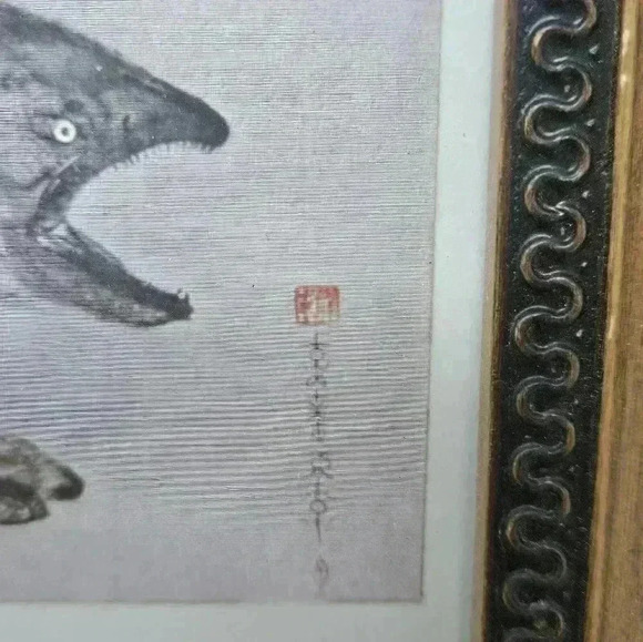 Salmon framed print - Picture 4 of 7